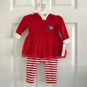 Cat & Jack Striped Tulle Skirt Hooded Romper